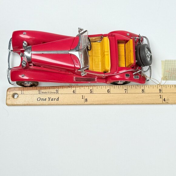 1988 Franklin Mint 1935 Mercedes-Benz 500K Roadster Diecast 1:24 Scale Damaged - Picture 10 of 10